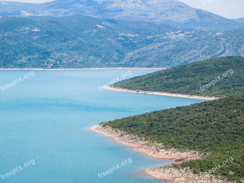 Lake Blue Sky Nature Bosnia