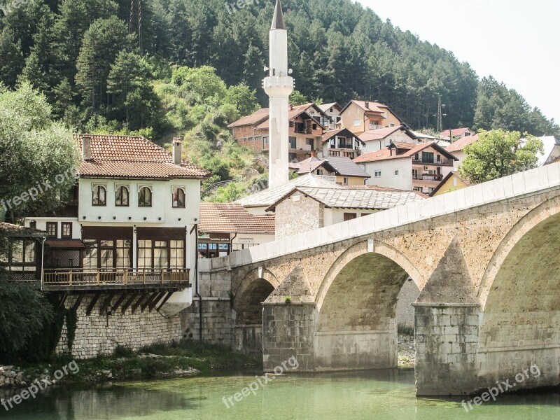 Konjic Bridge Bosnia Bosnia And Herzegovina River