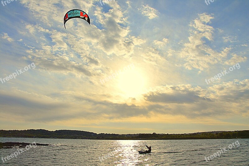 Kite Sea Adriatic Nature Beach