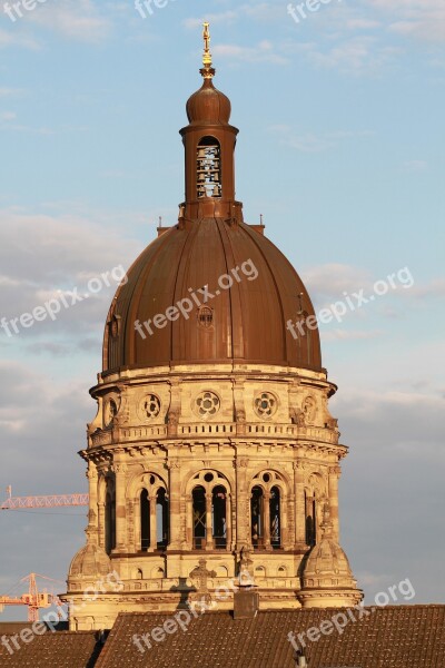 Mainz State Capital Rheinhessen Rhine Church