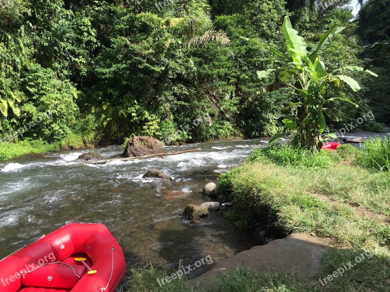 Bali Asia Travel Rafting Tour Boat