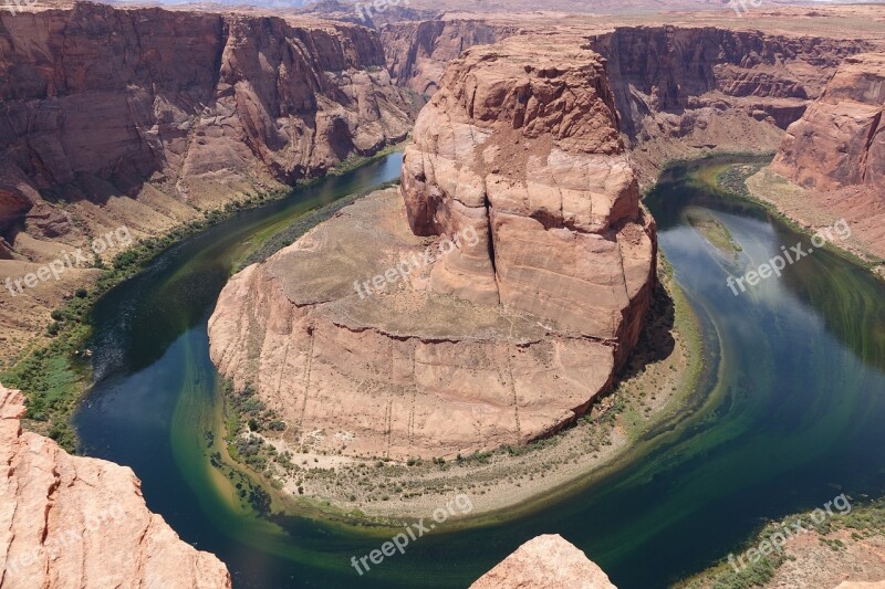 Usa Colorado Horseshoe Bend Arizona Nature