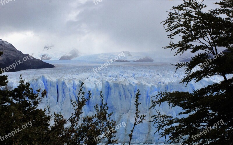 Glacier Perito Moreno Landscape Argentina Patagonia