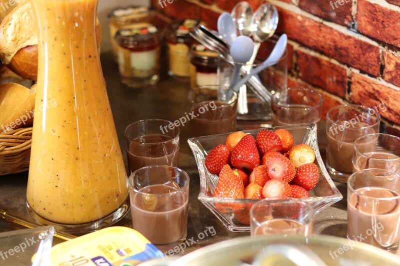 Strawberries Smoothie Pudding Benefit From Healthy