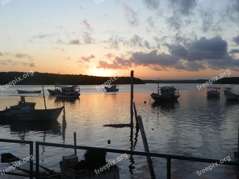 Pôr Do Sol Porto Seguro Bahia Brasil Sunset