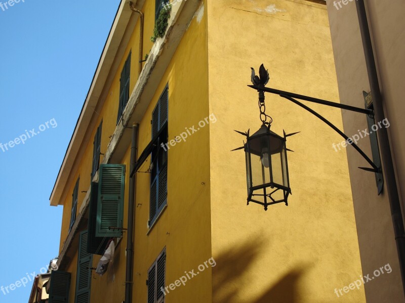 Italy Liguria House Lamp Free Photos