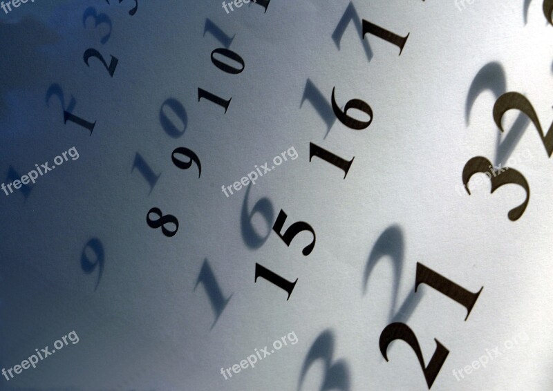 The Digits Black Shading Simplicity Free Photos