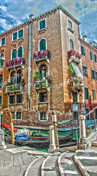 Venice Italy Hdr Channel Venezia