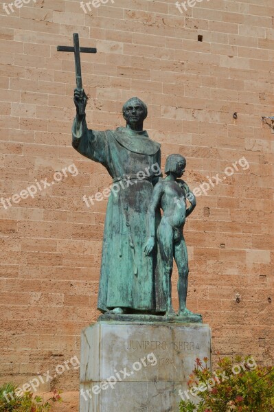 Junipero Serra Roman Catholic Palma Statue Palma De Mallorca