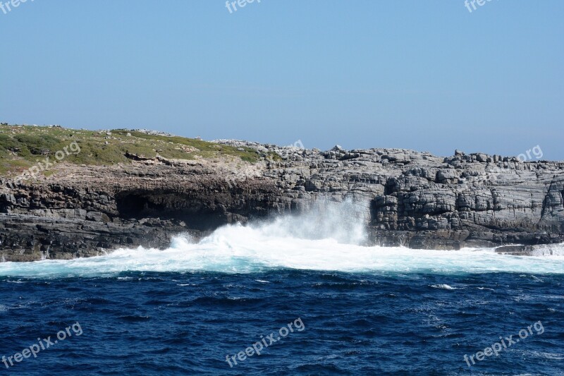 Seascapes Nature Wave Travel Ocean