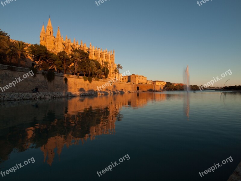 Cathedral Mallorca Palma Spain Building