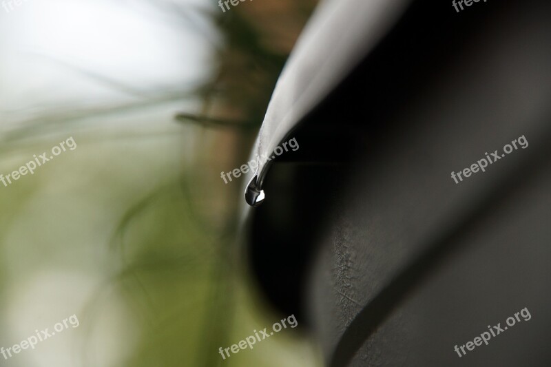 Drip Water Drop Of Water Macro Rain