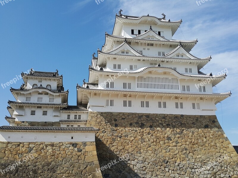 Japan Himeji Castle World Heritage Free Photos