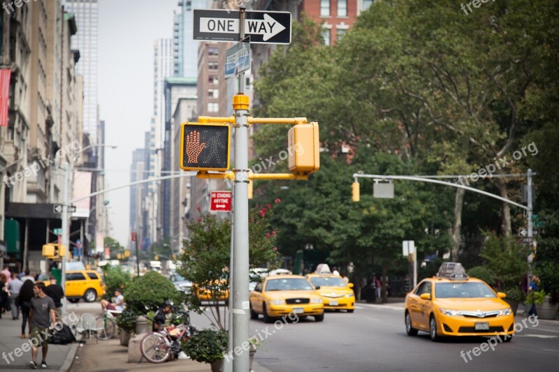 New York Yellow Cab Cab City Oneway