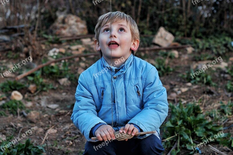 Portrait Child Kid Happy Childhood