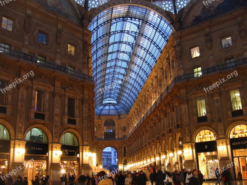 Milan Gallery Vittorio Emanuele Free Photos