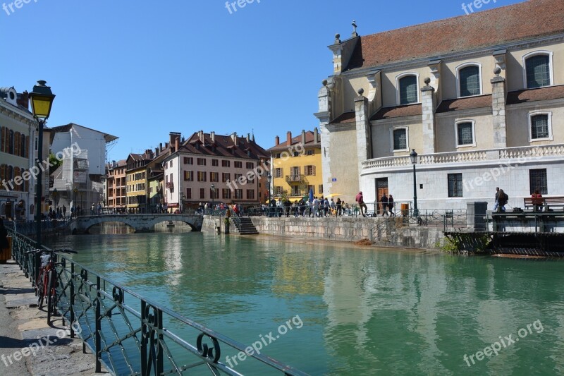 Annecy City Beauty Water River