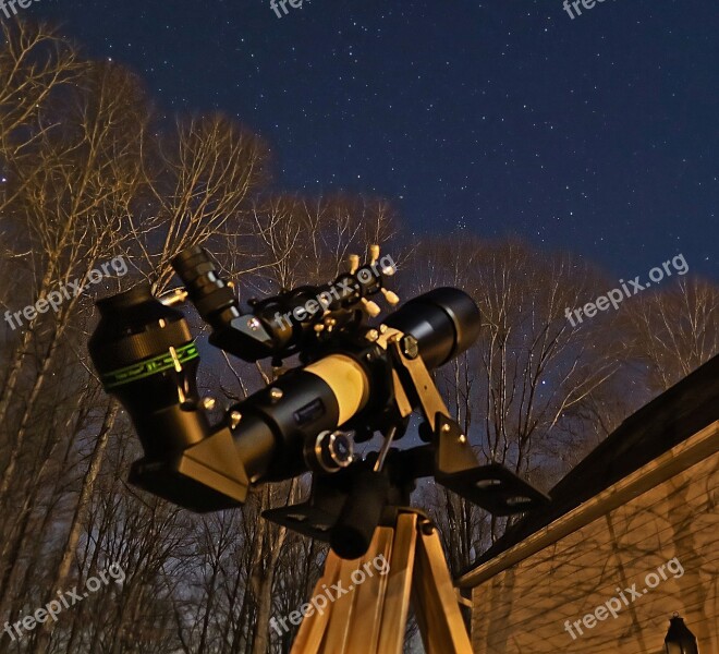 Telescope Sky Stars Astronomy Space