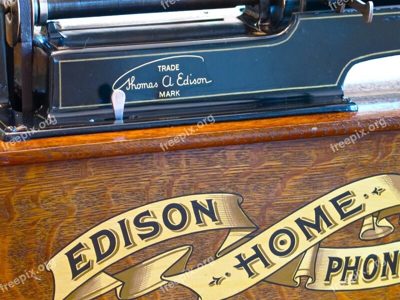 Edison Phonograph Music Old Player