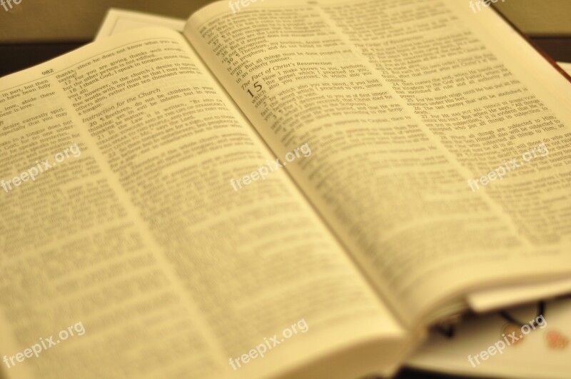 Bible Scripture Testament Word Book