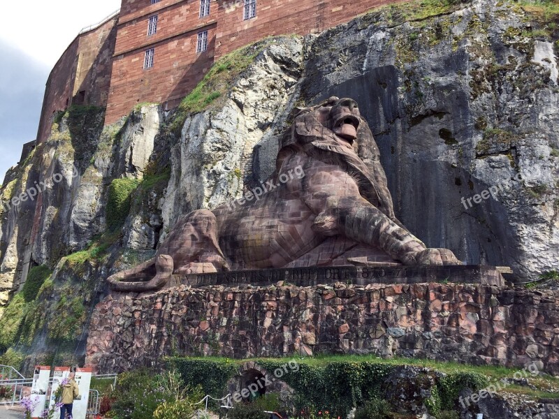 Lion Belfort Bartholdi Citadel Fortress