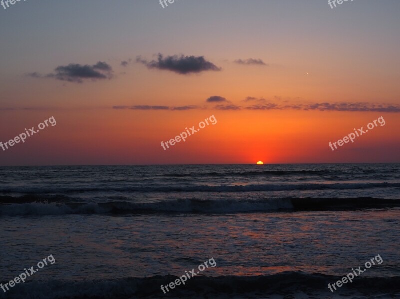 Sunrise Sea Atmospheric Morning Mallorca