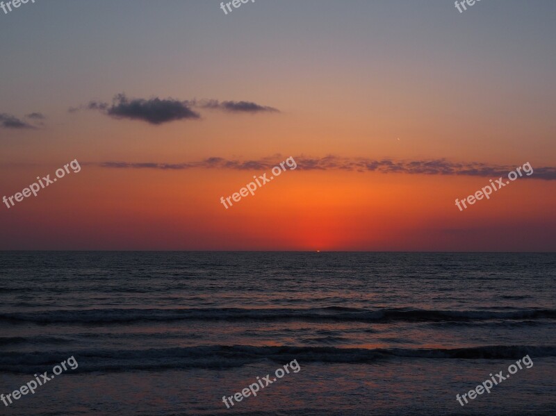 Sunrise Mood Morning Sea Mallorca