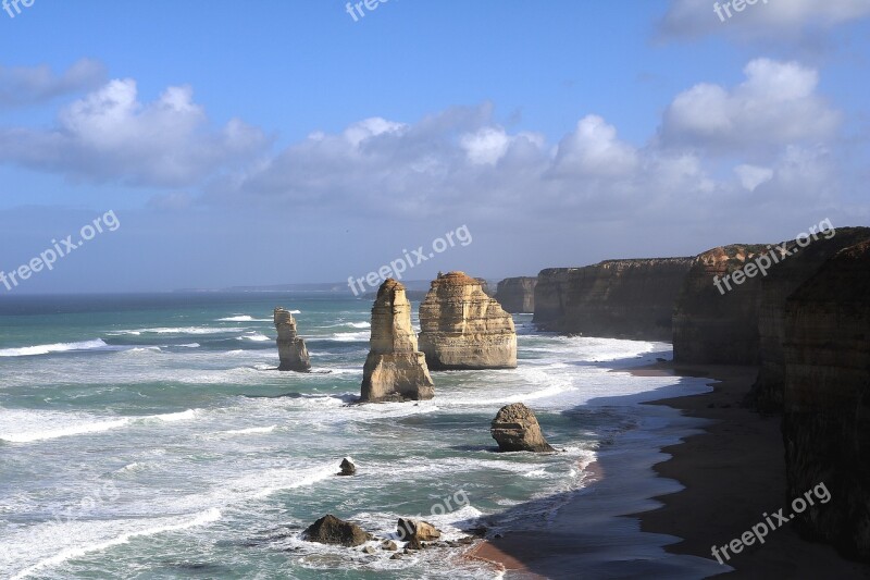 Australia Water Surf Rock Rocky Hill