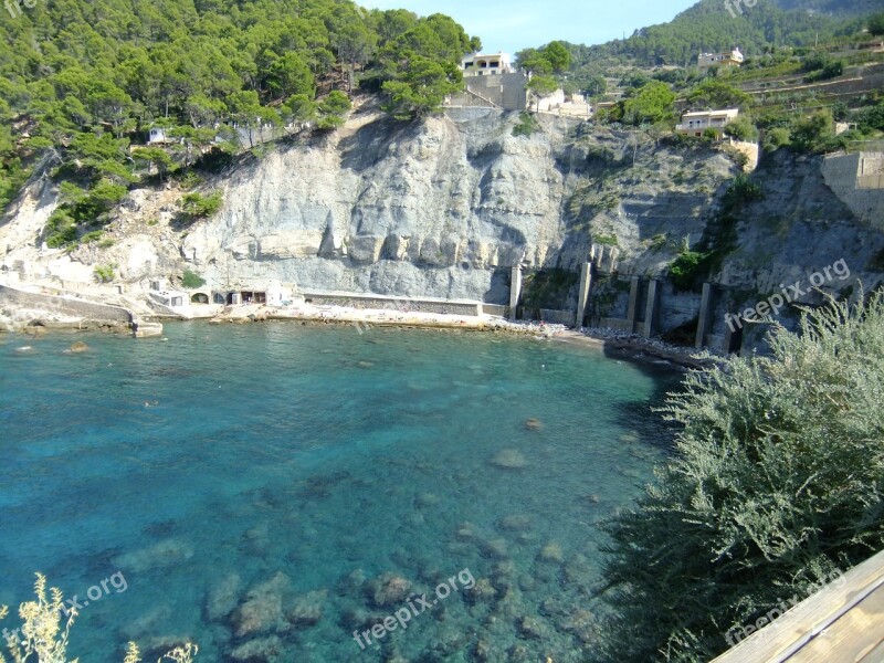 Banyalbufar Mallorca Tramuntana Beach Free Photos