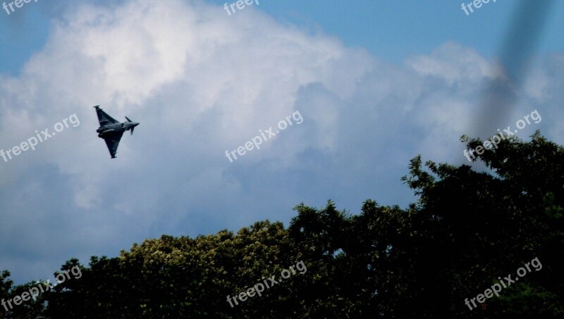 Typhoon Plane Jet Air Airplane