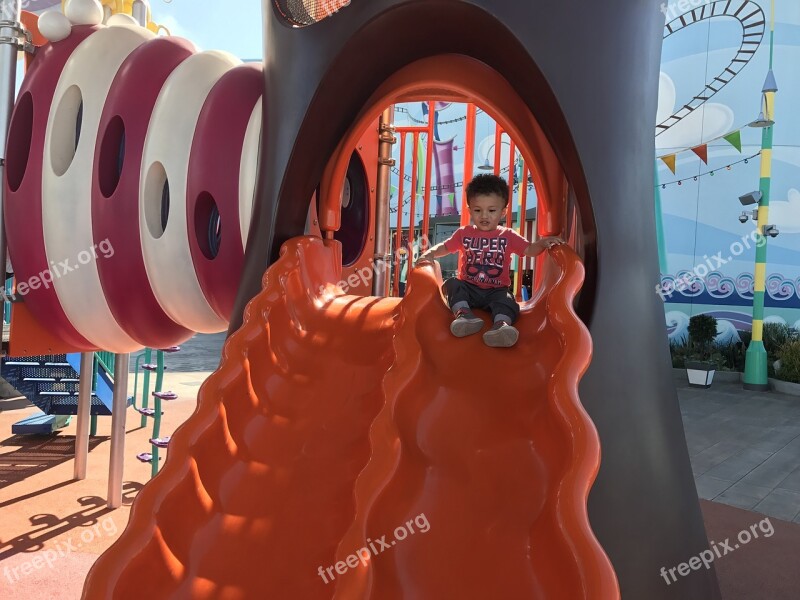 Playground Slide Amusement Free Photos