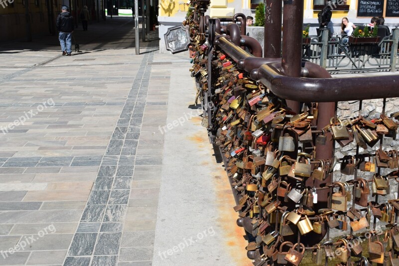 Lovers Bridge Padlock Bridge Miskolc Hungary Free Photos