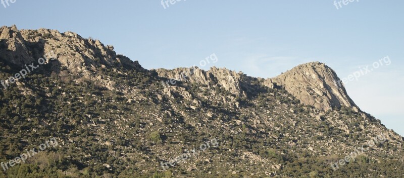 Mountain Peak Of The Honey The Cabrera Guadarrama Free Photos