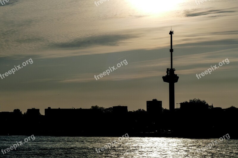 Euromast Rotterdam Observation Tower Architecture Netherlands