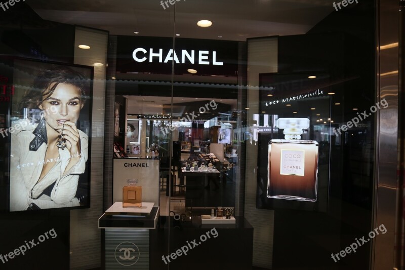 Chanel Store Front Marketing Shopping Shop