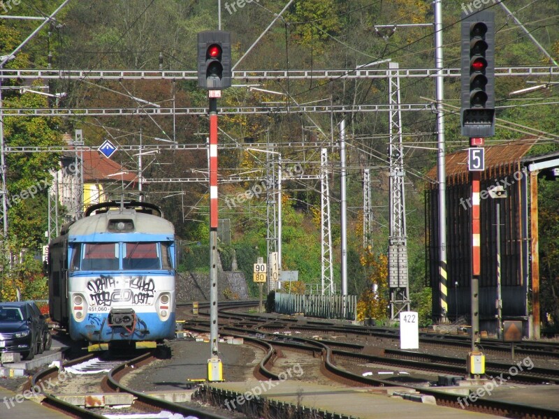 Railway Transport Railway Station Rails Gleise