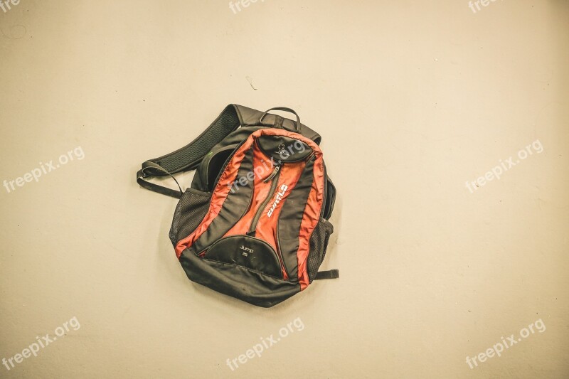 Purse Backpack Floor School Adventure