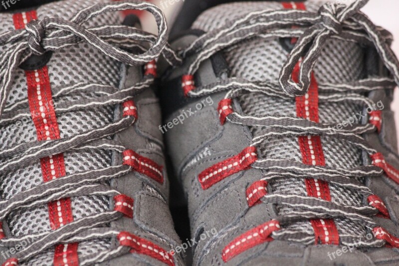 Boots Laces Sneakers Gray Free Photos