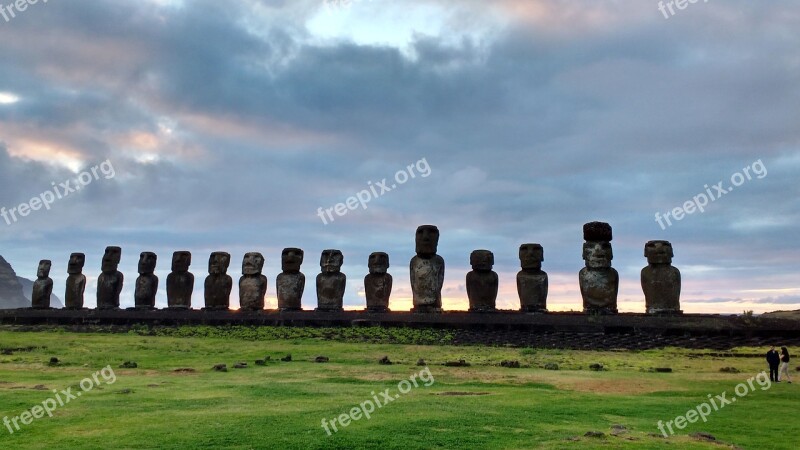 Easter Island Rapa Nui Ahu