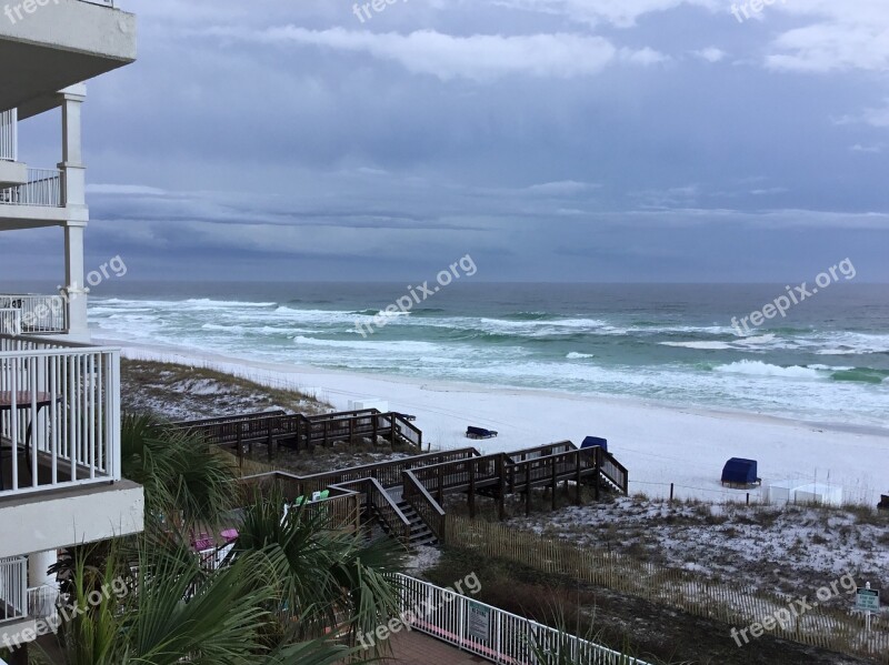 Destin Winter Ocean Free Photos