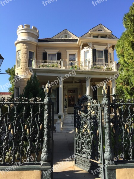 Cornstalk Hotel New Orleans French Quarter Free Photos