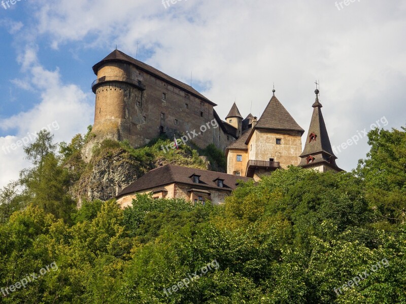 Castle History Orava Free Photos