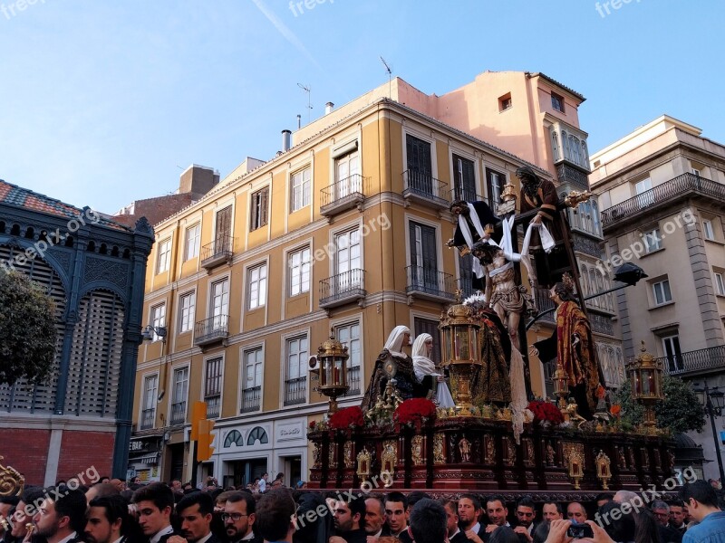 Descent Malaga Good Friday Easter 2017