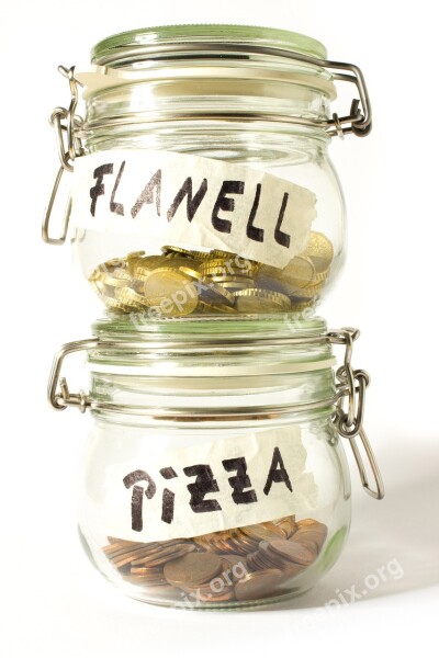 Money Deco Hipster Pizza Flannel