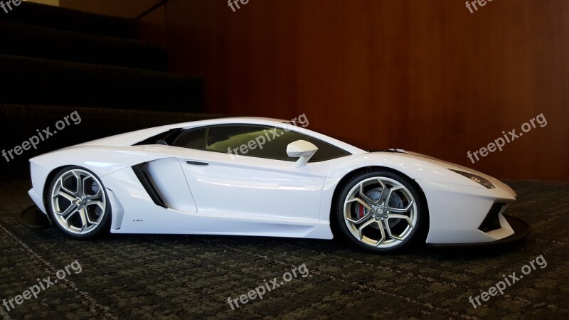 Toy Car White Car Car White Transportation