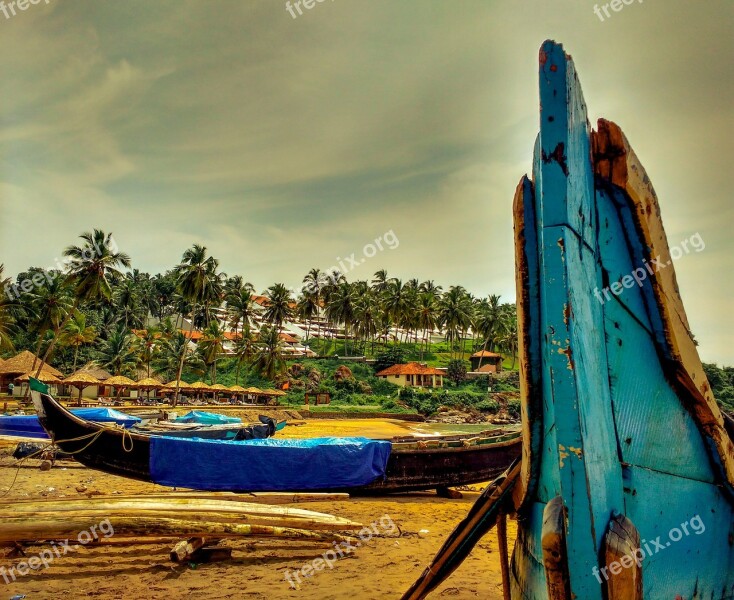 Boat Beach Resort India Sand