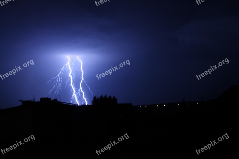 Nature Storm Category Lightning City