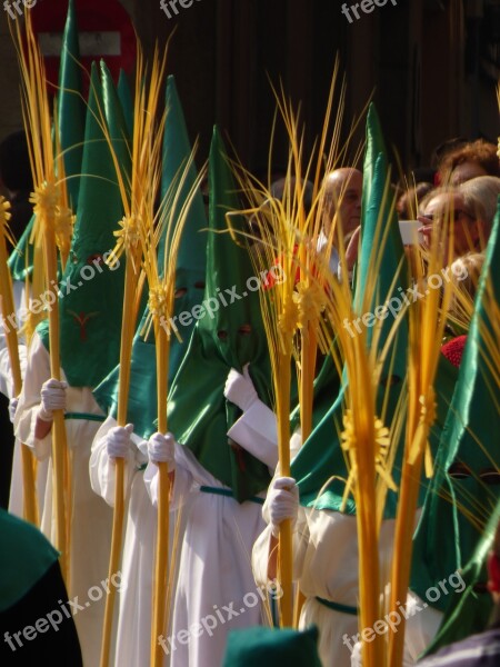 Procession Easter Religious Catholic Spain Asturias