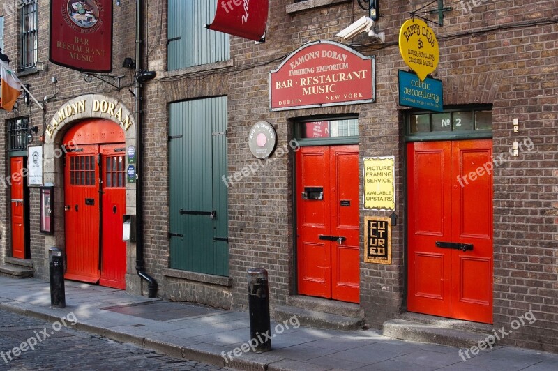 Dublin Doors Temple District Free Photos