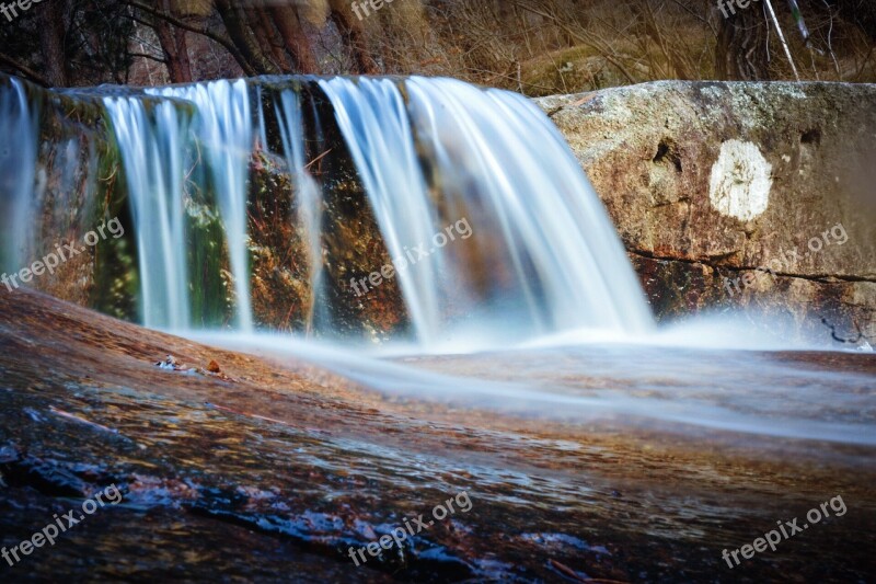 Cañoñ Picture Nature Waterfall Slow Shutter Speed